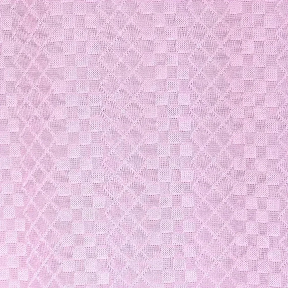 Lopez/Nancy Lopez Size S DeLux Dri pink geometric embossed short sleeve polo - Picture 11 of 16